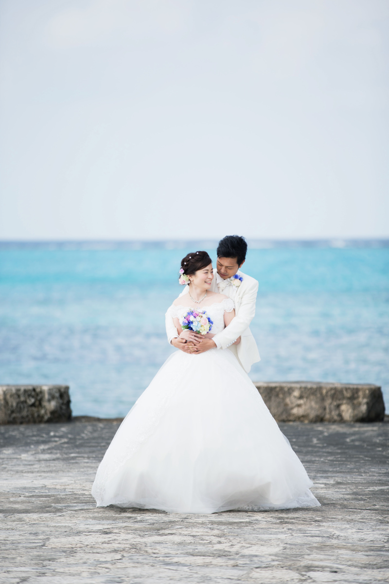 新郎様に包まれて