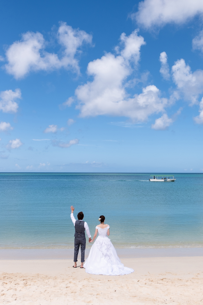 撮影ビーチ到着！