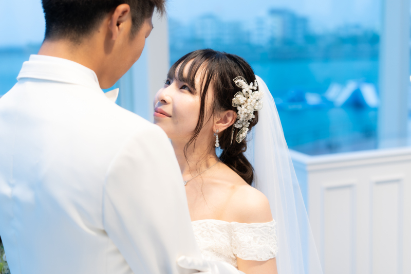 ＊見つめ合うおふたり