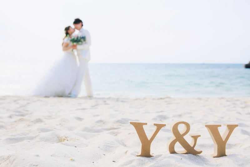 14:30 ビーチ撮影開始