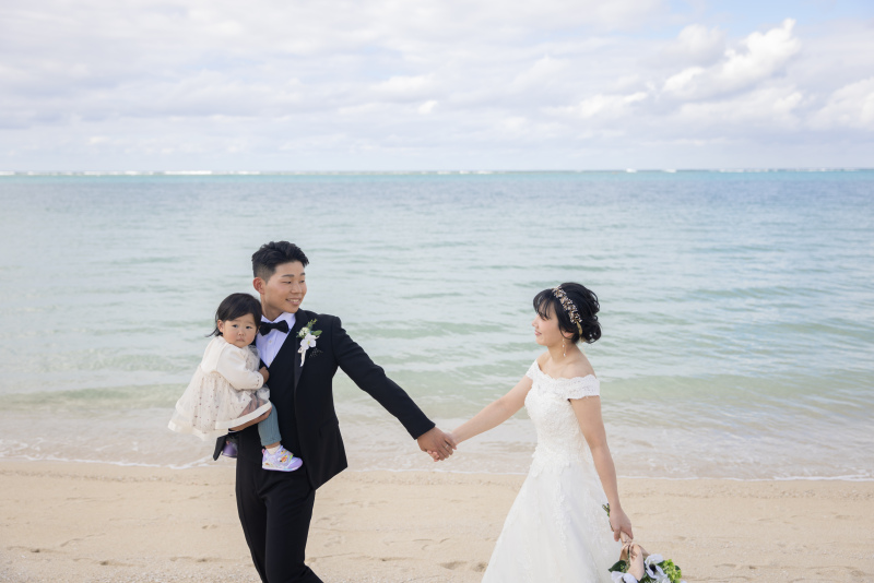 ＊親子３人でお散歩