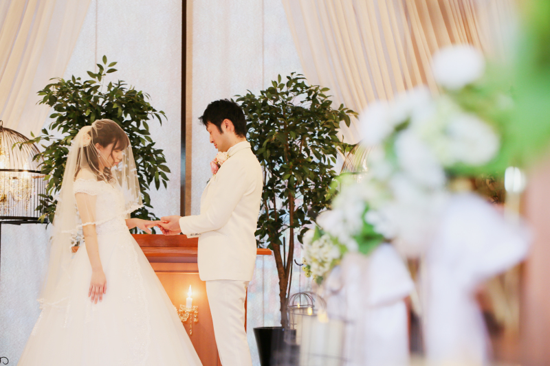 チャペルで愛を誓います