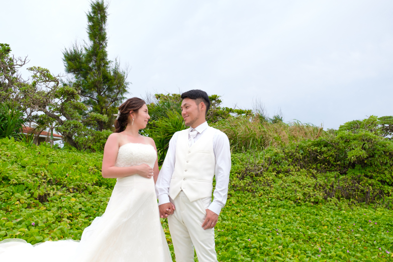 ＊ラストはグリーンをバックに＊