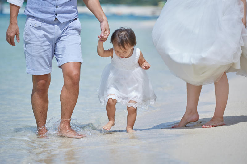 裸足でお散歩～♪