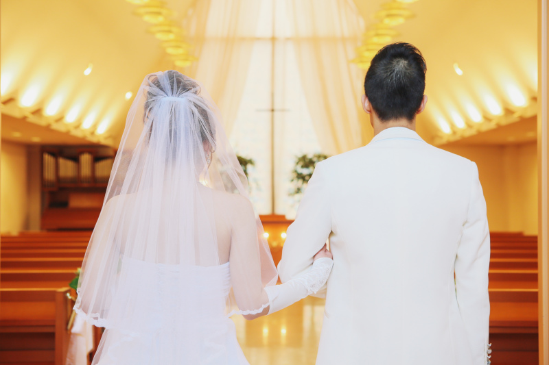 挙式入場シーン