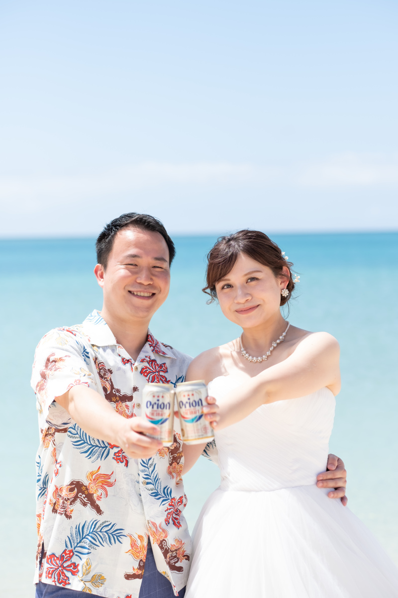 オリオンビールであっり乾杯♪