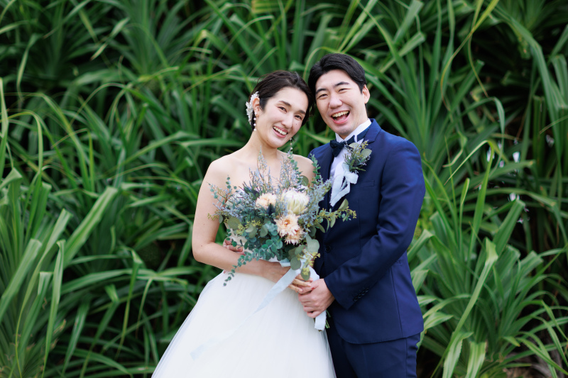 ＊グリーンをバックに