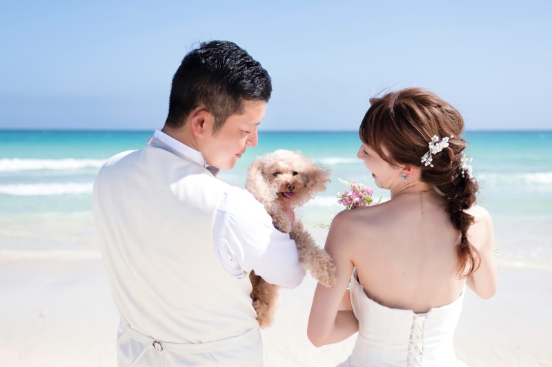 沖縄フォトウェディング　BEREL（ベレール）_ペットと一緒に撮影できる
