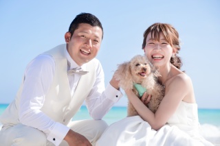 大切なペットと過ごすフォトウェディング