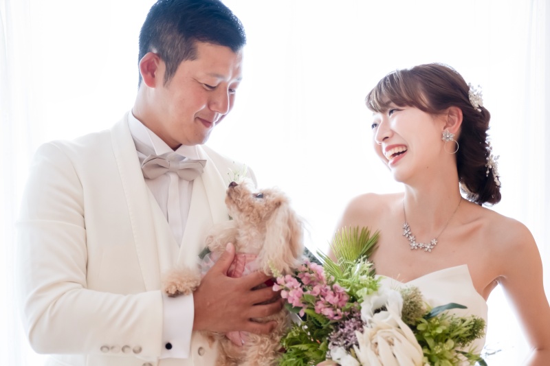 沖縄フォトウェディング　BEREL（ベレール）_ペットと一緒に撮影できる