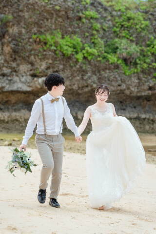沖縄フォトウェディング　BEREL（ベレール）_ムービーウェディング（ビーチロケ）