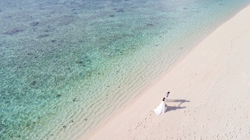 沖縄フォトウェディング　BEREL（ベレール）_ドローン撮影できる