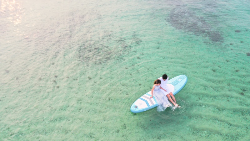 沖縄フォトウェディング　BEREL（ベレール）_ドローン撮影できる