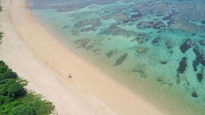 沖縄フォトウェディング　BEREL（ベレール）_ドローン撮影できる