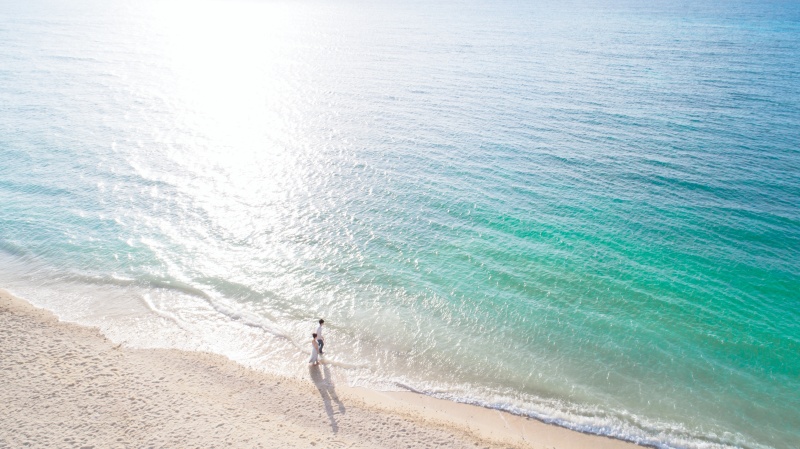 沖縄フォトウェディング　BEREL（ベレール）_ドローン撮影できる