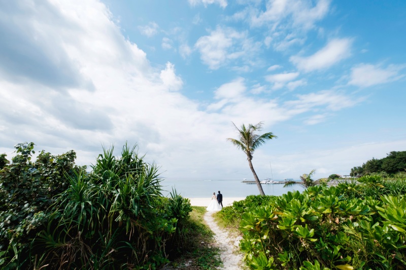 沖縄フォトウェディング　BEREL（ベレール）_ドローン撮影できる