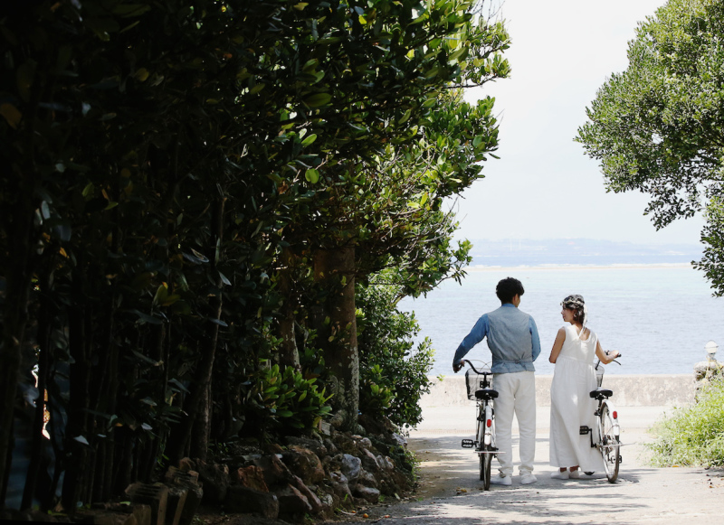 並木道の先には・・・