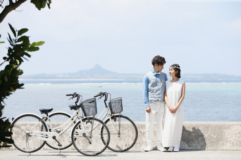 伊江島と一緒に♪