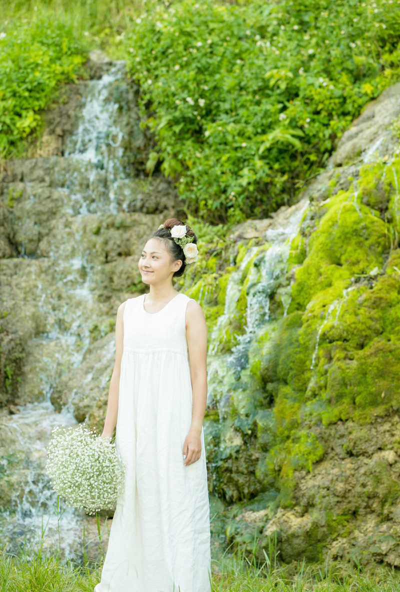 グリーンに囲まれて