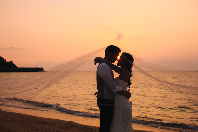 【ビーチフォト+夕景撮影】*データ230カット*夕景撮影を含んだフォトプランをご用意しました◎