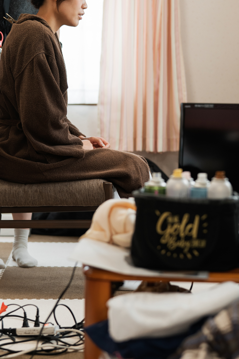 新婦さんが育ったお部屋で