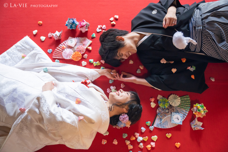 小物を使ってこんなかわいいお写真も