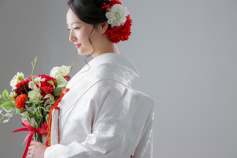 白と赤の統一感