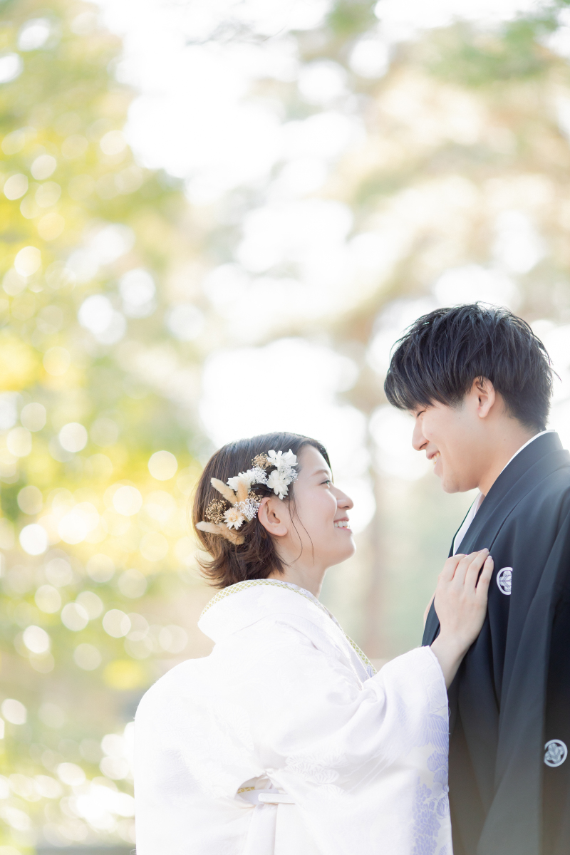 暖かい日差しの中で