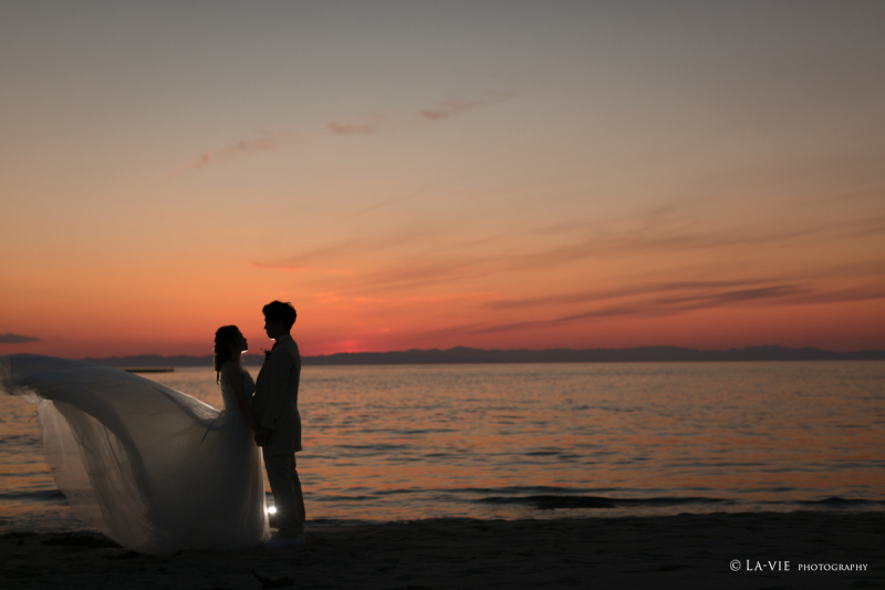 日が沈んだ後も...