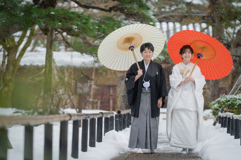 寒い時期でも和装なら