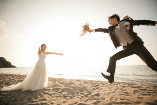 全力で撮影を楽しむ