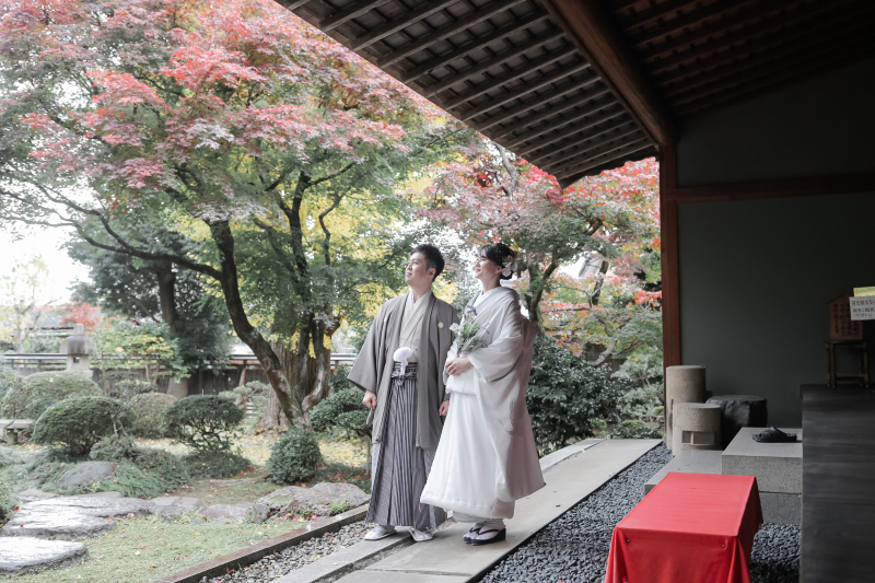 日本ならではの庭園で