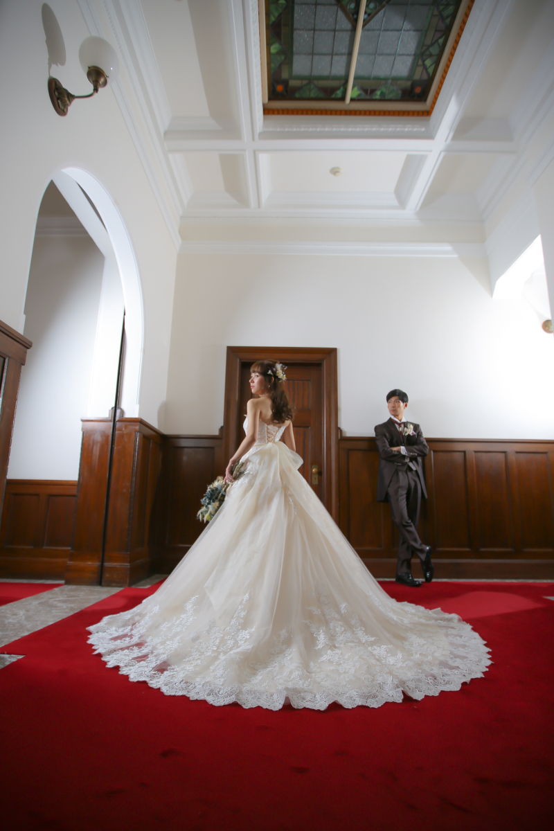 洋館とドレスの相性も◎