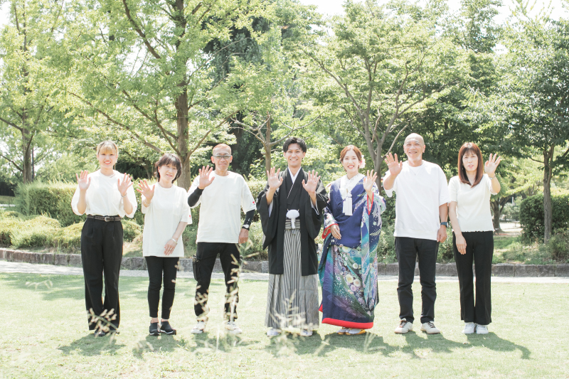 服装を合わせて