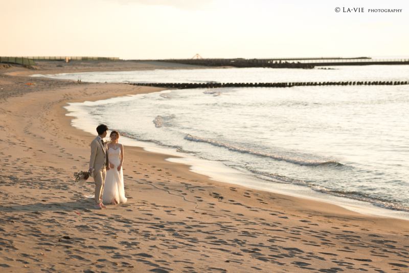 夏限定のサンセット撮影