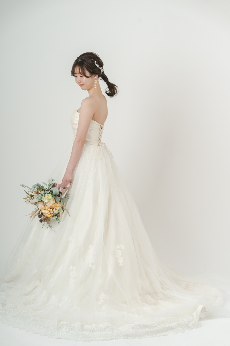 がらっと変えてシンプルな背景で