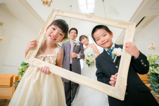 笑顔いっぱいのファミリーウエディング！