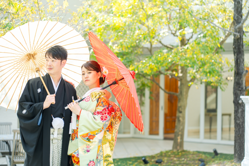 和装の撮影も