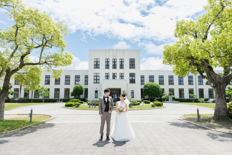 念願の小学校での撮影が実現!