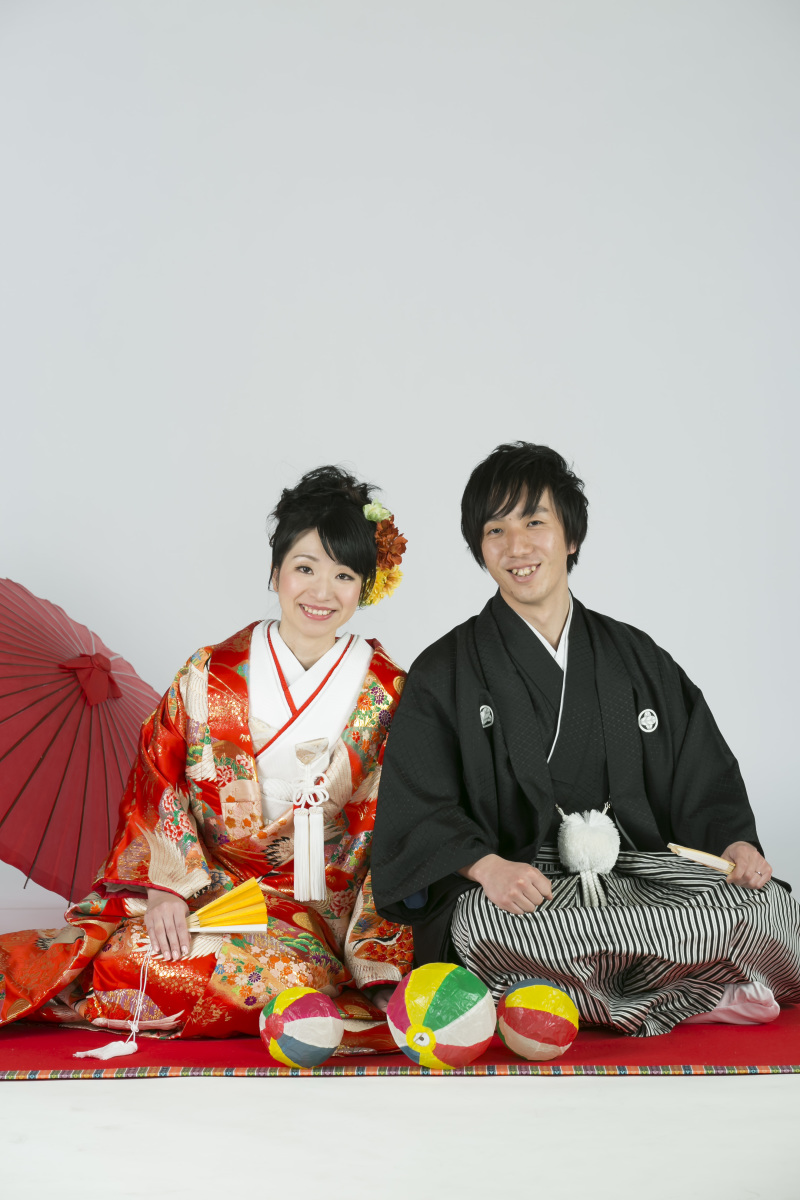 スタジオでも、色んなバリエーションのポーズで