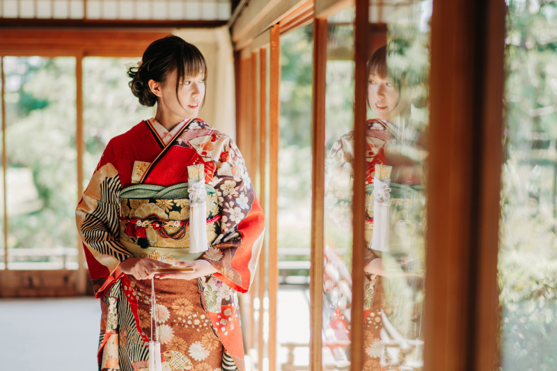 自前の振袖で