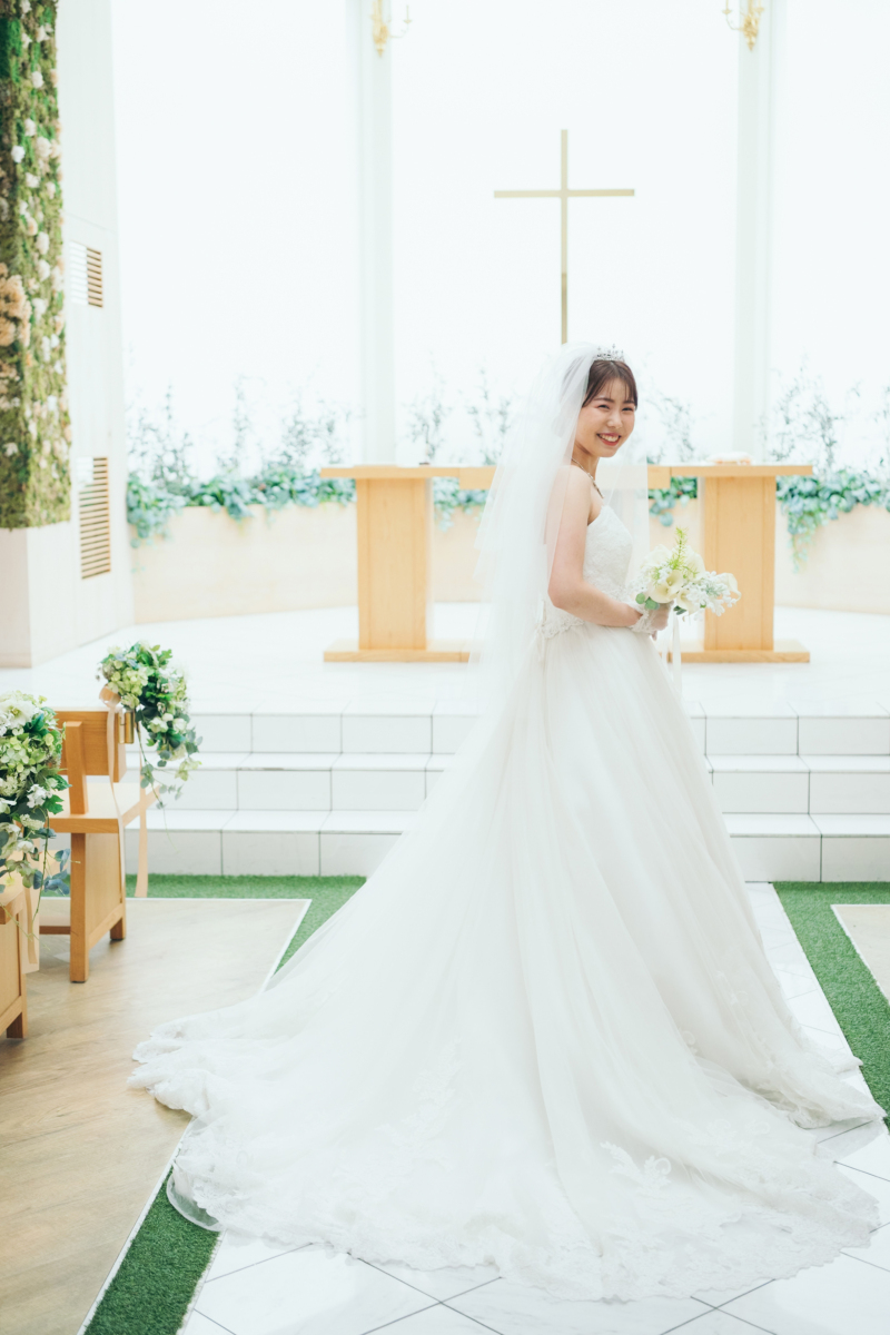ウェディングドレス撮影