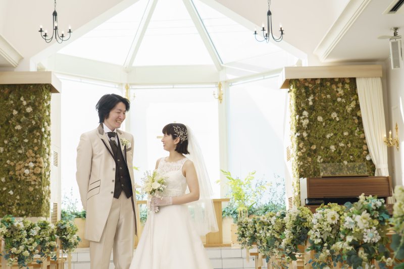 ラストはウェディングドレス