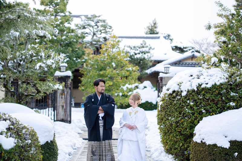 雪が降る季節に