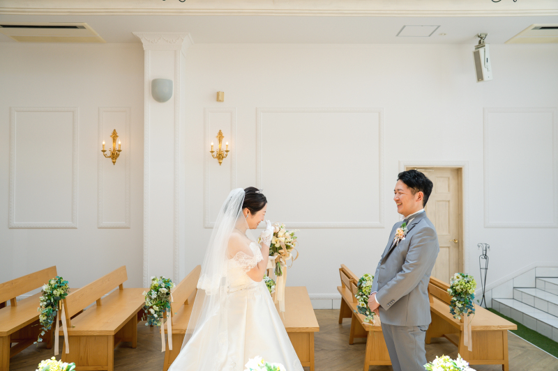 ファーストミート・挙式風撮影