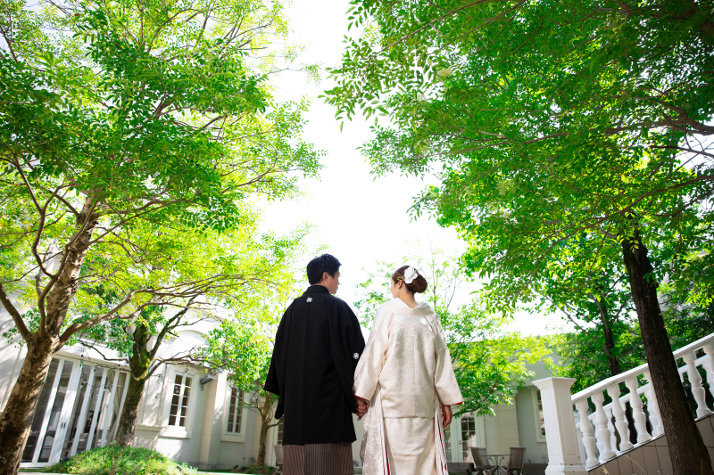 開放感のあるガーデンで