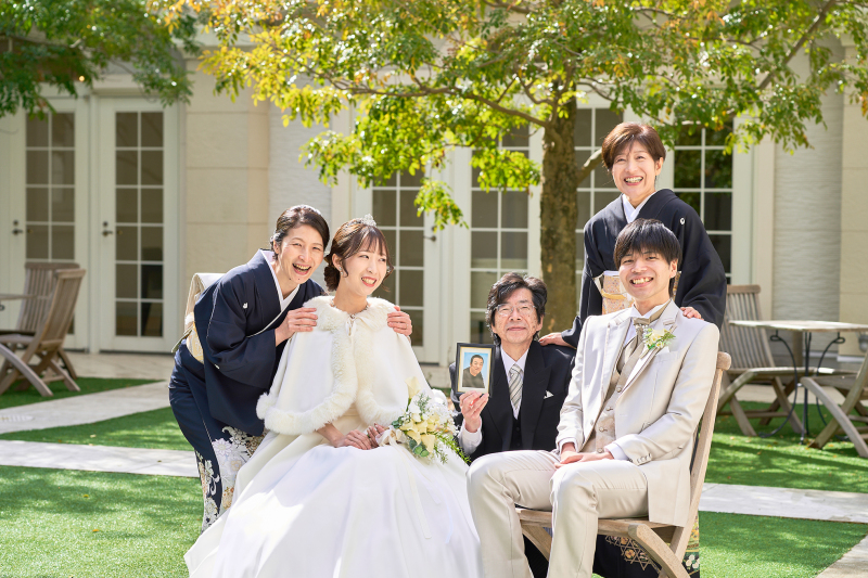 家族でフォトウェディング