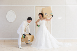 家族と一緒に楽しみながらのフォトウェディング