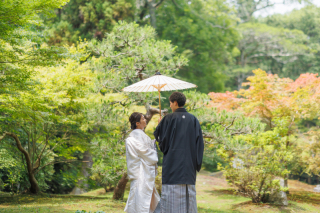 仲間と一緒にフォトウェディング♪
