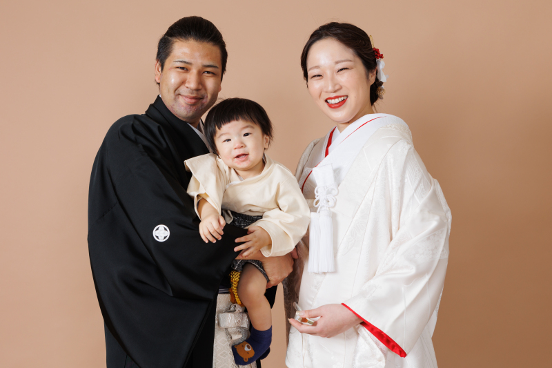 お子様とも記念写真